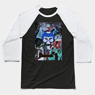 MaleMask NFT with AnimalEye Color and DarkSkin Color - Unnamed Baseball T-Shirt